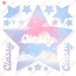 画像4: パステルカラー星＆文字ロゴシート (4)