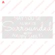 画像2: May you be always surrounded with happy smiles/いつも幸せな笑顔に囲まれていますように文字ロゴシート（C) (2)