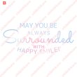 画像3: May you be always surrounded with happy smiles/いつも幸せな笑顔に囲まれていますように文字ロゴシート（C) (3)