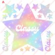 画像2: パステルカラー星＆文字ロゴシート (2)