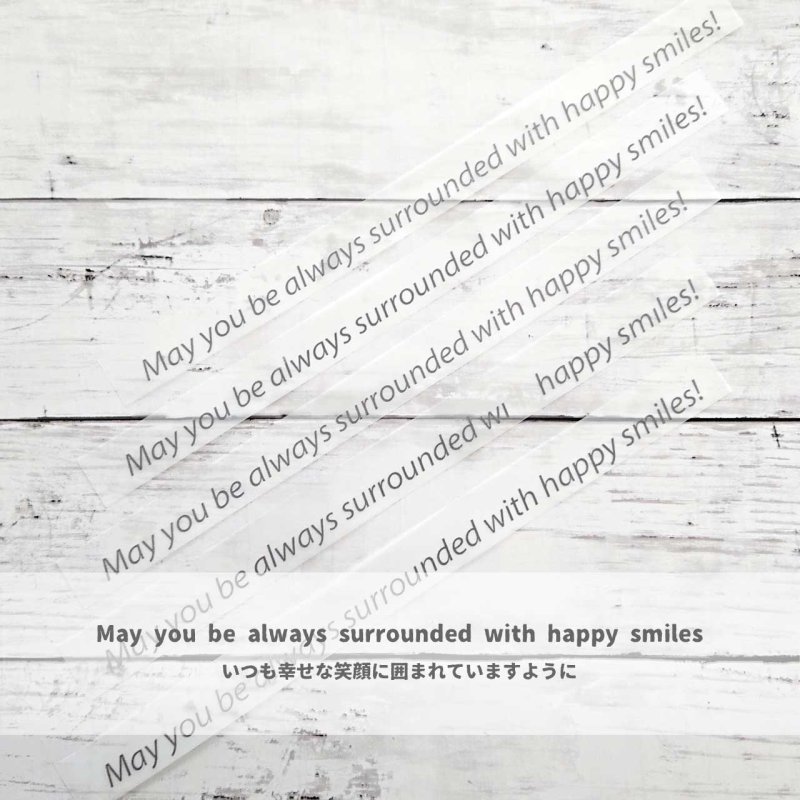 画像1: 【50円SALE】お試し文字ロゴフルカラー転写シート【A】グレー (1)