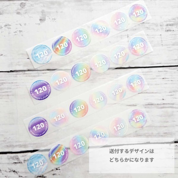 画像2: 【50円SALE】カラフルサイズタグフルカラーシート6枚set (2)