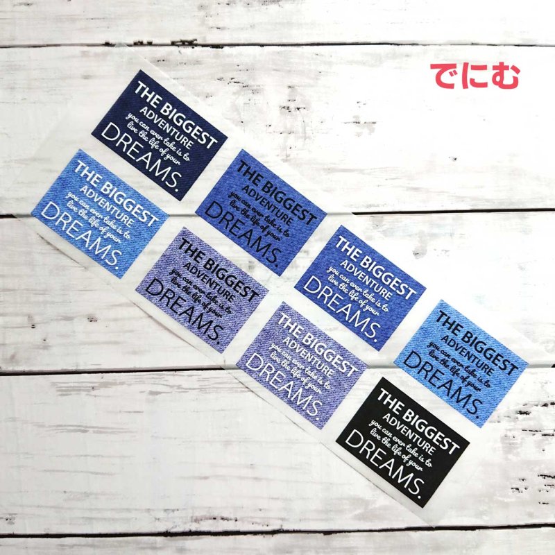 画像6: 【お試し販売・30％OFF】オリジナルタグお試しセット【6ｘ4.5ｃｍ・8枚セット】【全8種類】 (6)