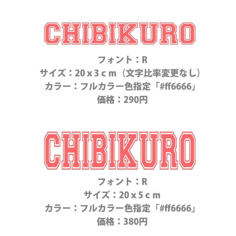 画像7: お好きな文字でお作ります◆背番号・お名前専用オーダーフルカラー転写シート (7)