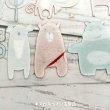 画像3:  【B品・コールド剥離】北欧風あにまる＆文字フルカラーシートセット　	15ｘ21.4ｃｍ (3)