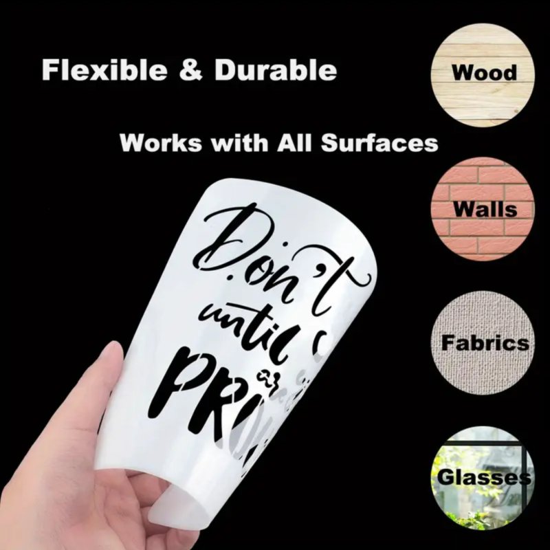 画像7: 【30%OFF】ステンシル【2】20x20cm (7)