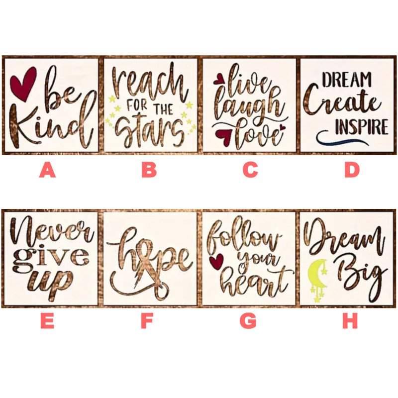 画像2: 【30％OFF】ステンシル【3】20x20cm (2)