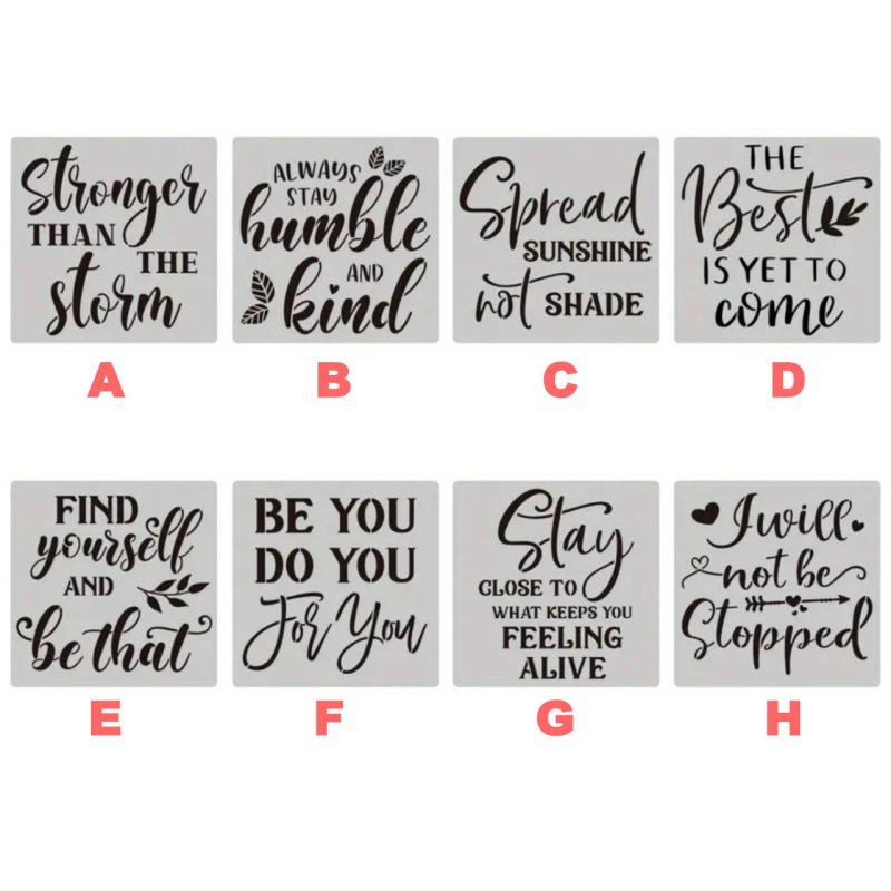 画像2: 【30%OFF】ステンシル【2】20x20cm (2)