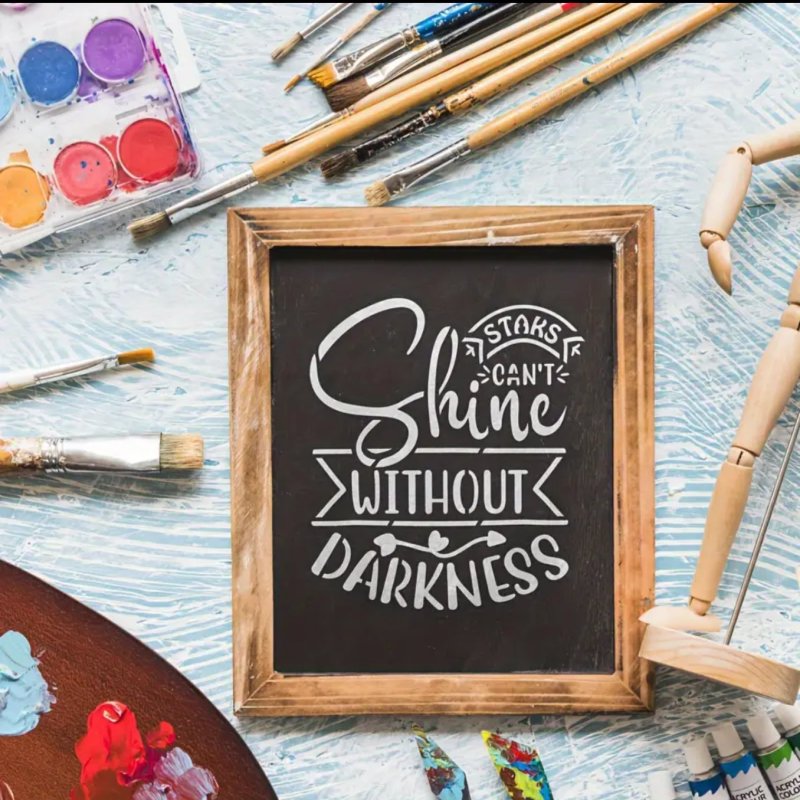 画像9: 【30%OFF】ステンシル【5】10.16x10.16cm (9)