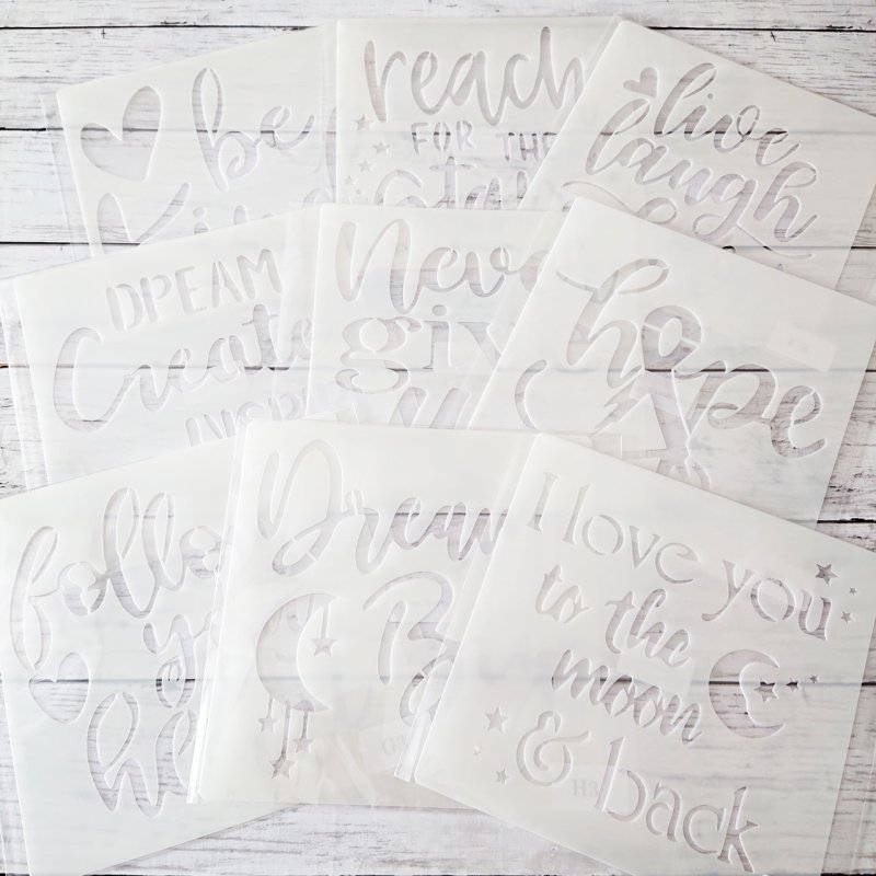 画像1: 【30％OFF】ステンシル【3】20x20cm (1)