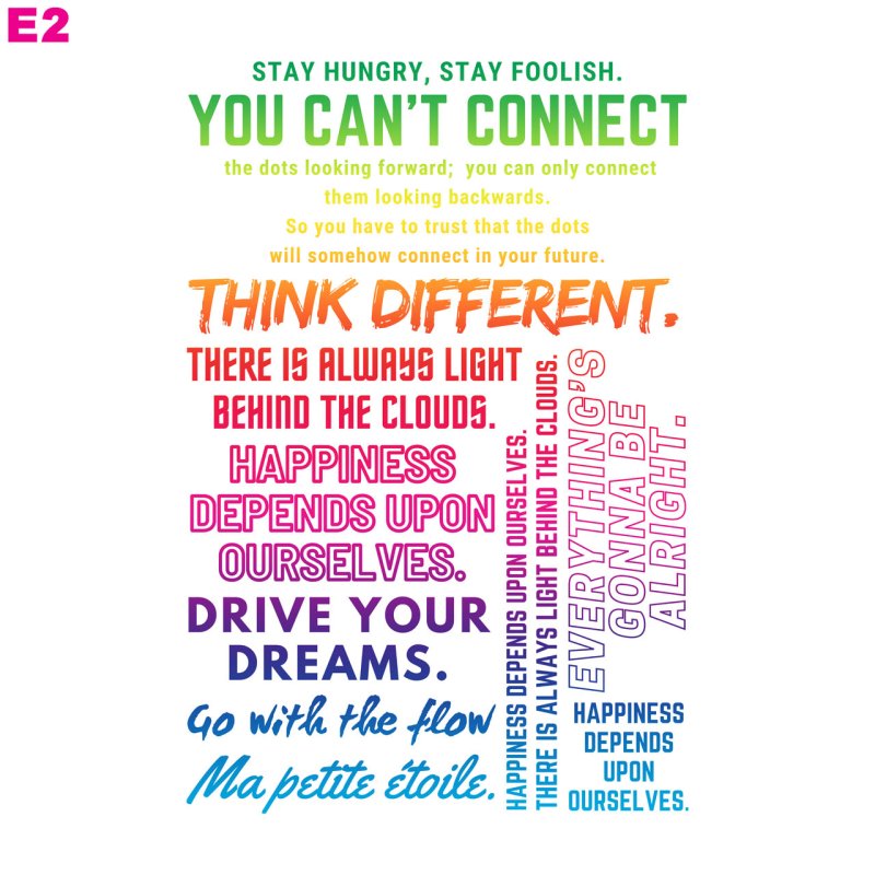 画像2: 送料無料◆お好きなカラーに変更可◆オリジナル文字ロゴフルカラーシート　20ｘ30ｃｍ【E】【全5カラー】 (2)