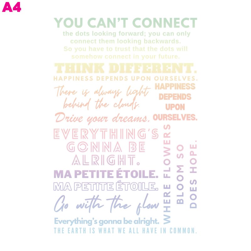 画像4: 送料無料◆お好きなカラーに変更可◆オリジナル文字ロゴフルカラーシート　20ｘ30ｃｍ【A】【全5カラー】 (4)