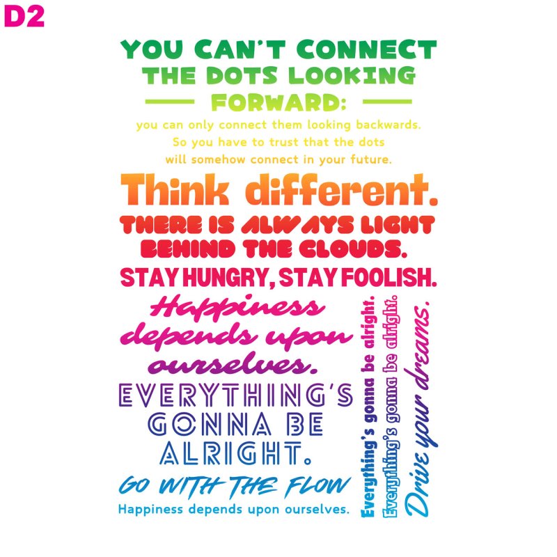 画像2: 送料無料◆お好きなカラーに変更可◆オリジナル文字ロゴフルカラーシート　20ｘ30ｃｍ【Ⅾ】【全5カラー】 (2)