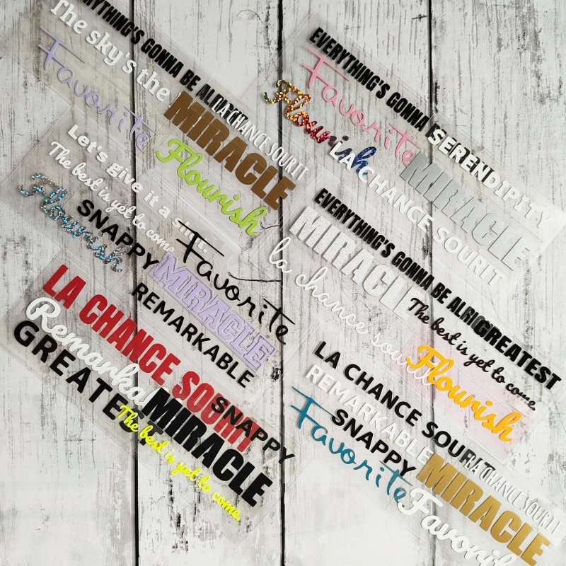 画像8: プレゼント付き◆はがし済◆詰め込み文字セット　20ｘ7ｃｍ◆お1人様5点まで (8)