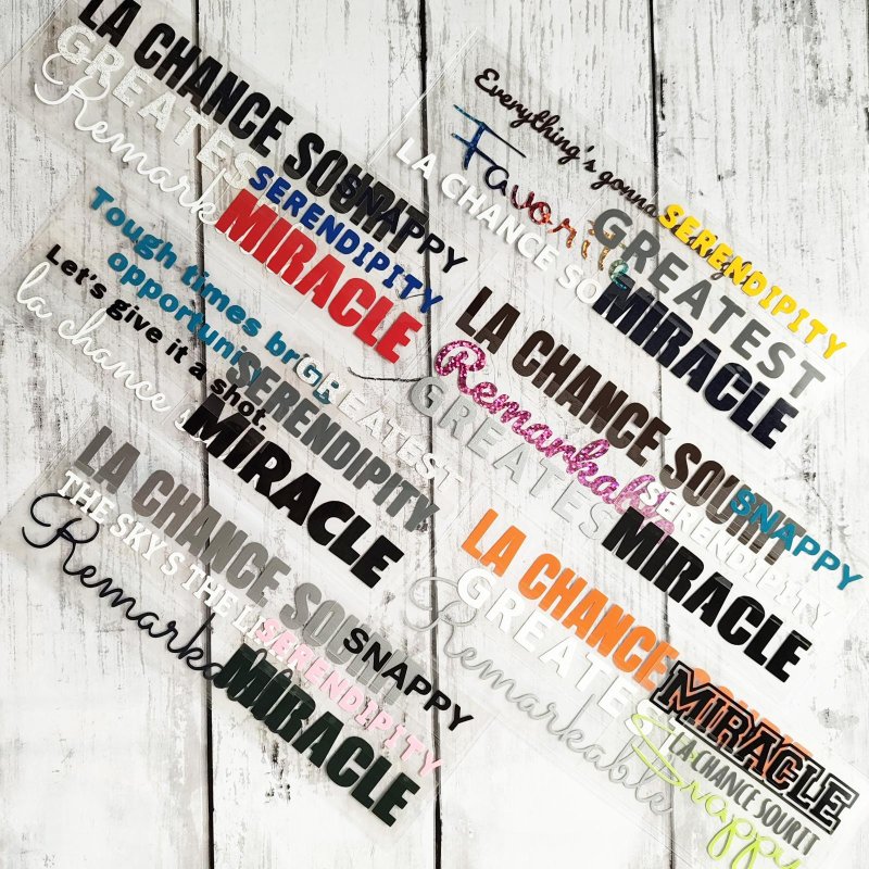 画像10: プレゼント付き◆はがし済◆詰め込み文字セット　20ｘ7ｃｍ◆お1人様5点まで (10)