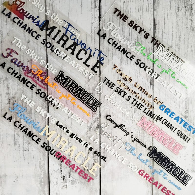 画像16: プレゼント付き◆はがし済◆詰め込み文字セット　20ｘ7ｃｍ◆お1人様5点まで (16)