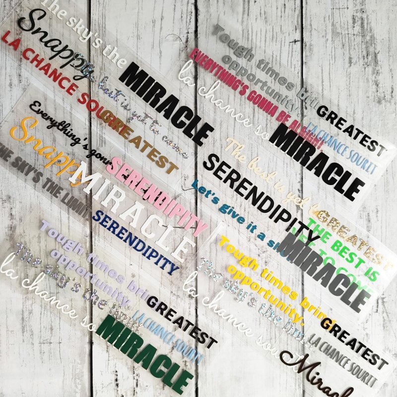 画像15: プレゼント付き◆はがし済◆詰め込み文字セット　20ｘ7ｃｍ◆お1人様5点まで (15)