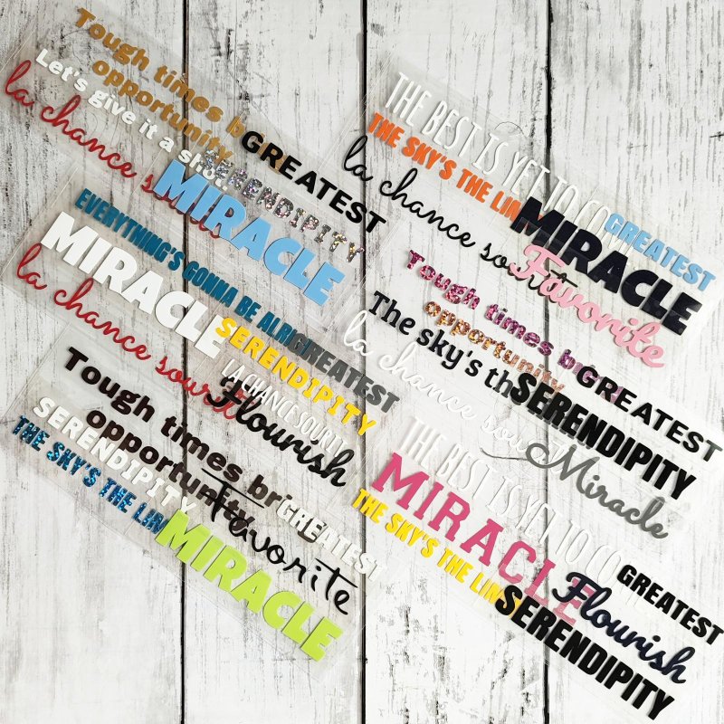 画像7: プレゼント付き◆はがし済◆詰め込み文字セット　20ｘ7ｃｍ◆お1人様5点まで (7)