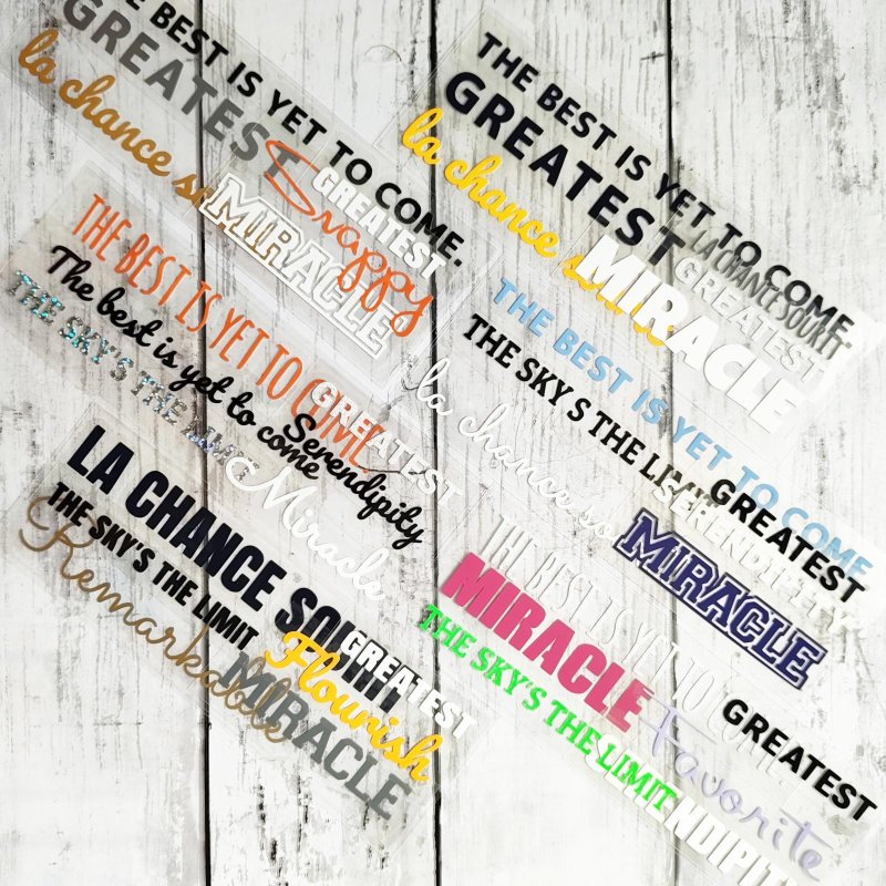 画像18: プレゼント付き◆はがし済◆詰め込み文字セット　20ｘ7ｃｍ◆お1人様5点まで (18)