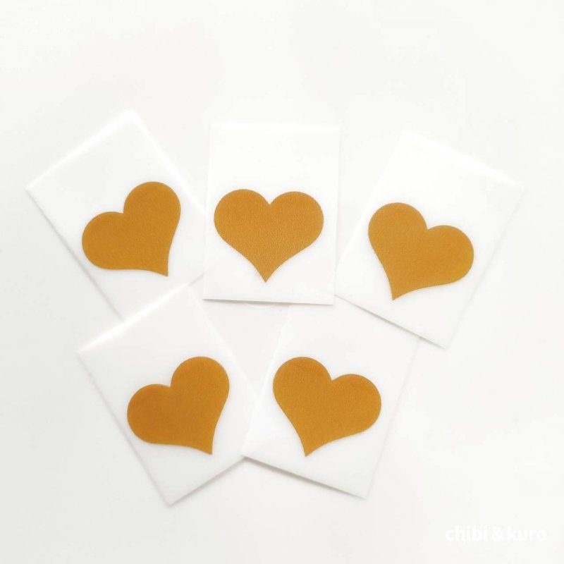 画像1: 【60％OFF】ハートフルカラー転写シート◆2.5ｃｍ幅◆ゴールド (1)