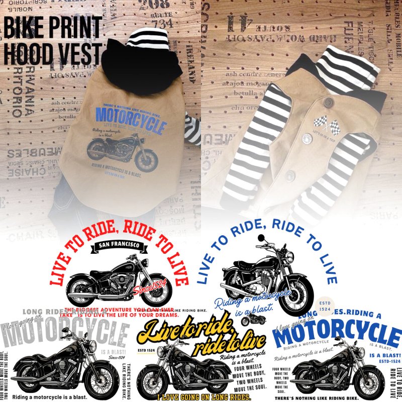 画像1: バイクsetフルカラーシート【全18種類・横長】 (1)