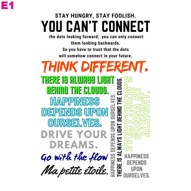 画像1: 送料無料◆お好きなカラーに変更可◆オリジナル文字ロゴフルカラーシート　20ｘ30ｃｍ【E】【全5カラー】 (1)