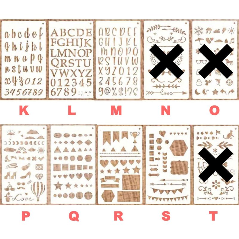 画像3: 【在庫処分50％OFF】ステンシル・ハンドレタリング【7】11x18cm (3)