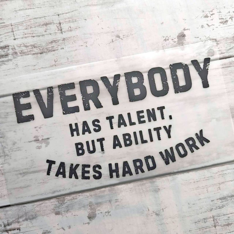 画像2: ★フルカラーお試し企画200円★お1人様1点のみ★かすれ文字ロゴ【A】フルカラーシート/18x9cm/ブラック (2)