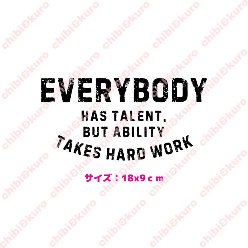 画像1: ★フルカラーお試し企画200円★お1人様1点のみ★かすれ文字ロゴ【A】フルカラーシート/18x9cm/ブラック (1)