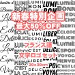 画像1: 新春特別企画第１弾〜1/26まで◆枚数が増えるとお得・最大50％off◆お好きなカラーに変更可◆フランス語文字ロゴフルカラーシート　20ｘ30ｃｍ【全16種類】 (1)