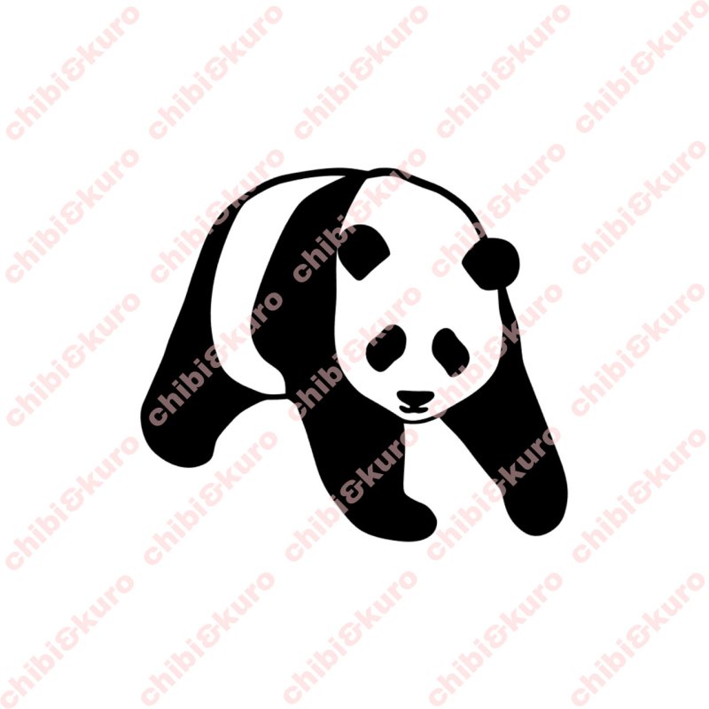 画像1: 【50円SALE】はがし済み★ぱんだシート・8ｘ7ｃｍ・ラバーブラック (1)