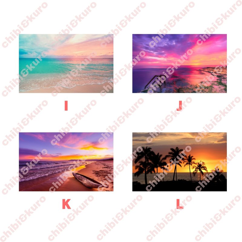 画像3: 【新作お試し販売10％OFF〜4/27まで】好きなカラーで制作してみよう♪文字も選べる/フォト&文字フルカラーシート【B】15種類 (3)