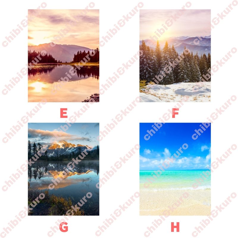 画像2: 【新作お試し販売10％OFF〜4/27まで】好きなカラーで制作してみよう♪文字も選べる/フォト&文字フルカラーシート【C】15種類 (2)