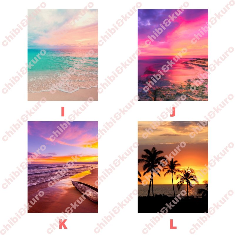 画像3: 【新作お試し販売10％OFF〜4/27まで】好きなカラーで制作してみよう♪文字も選べる/フォト&文字フルカラーシート【C】15種類 (3)