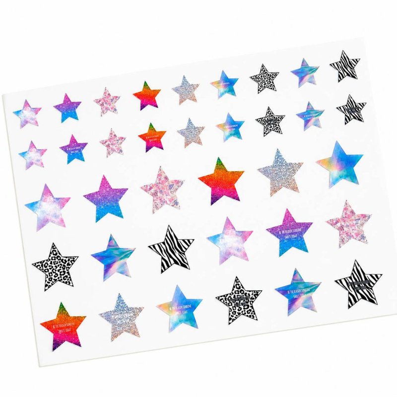 画像2: 1シート500円【D】◆期間限定販売〜5/31まで◆ミニほしフルカラーシートセット【2.5cm幅ｘ18個＆4cm幅ｘ18個 36個set】 (2)