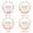 画像3: 新作お試し販売10％OFF〜8/17まで【名入れ・文字変更OK】誕生月フラワー・花 フルカラー転写アイロンシート/全12ヶ月/ Bloom Softly (3)