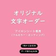 画像1: 【アイロンシート専用】お好きなサイズで制作します◆文字オーダー（英語・数字・漢字・ひらがな・カタカナ） (1)