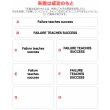 画像1: サイズ＆文字が選べる★ことわざステンシル｜失敗は成功のもと／Failure teaches success (1)