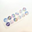 画像1: 【100円セール】カラフルサイズタグフルカラーシート12枚set/100ｃｍ/24ｍｍ幅 (1)