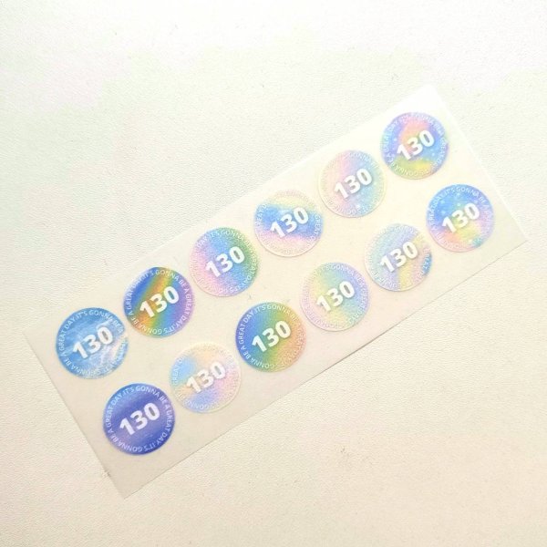 画像1: 【100円セール】カラフルサイズタグフルカラーシート12枚set/130ｃｍ/22ｍｍ幅 (1)