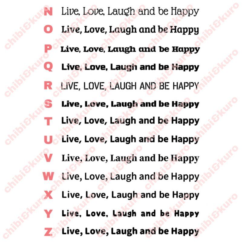 サイズ 文字が選べることわざアイロンシート 愛して 笑って ハッピーな人生を Live Love Laugh And Be Happy