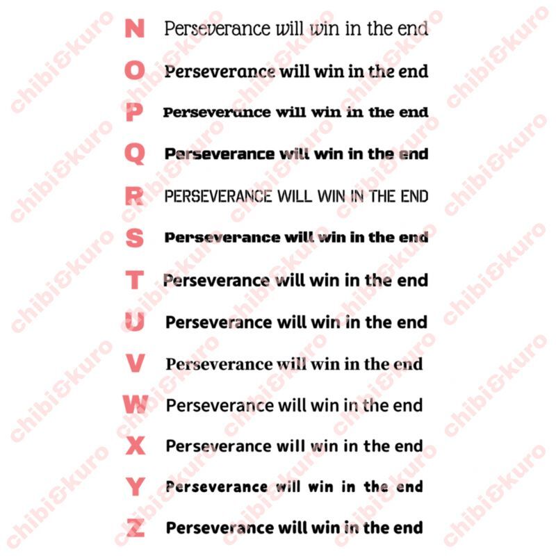 サイズ 文字が選べることわざステンシルシート 石の上にも三年 Perseverance Will Win In The End